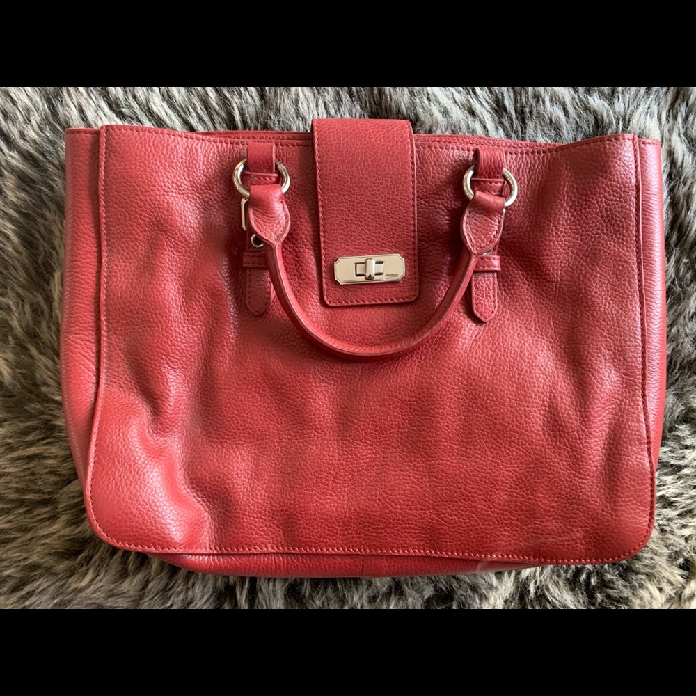 Red Leather Purse